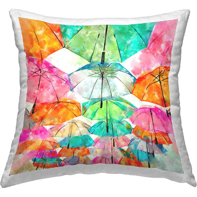 Polyester Throw Square Pillow Cover & Insert