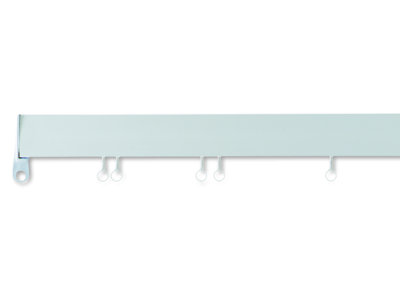 White Plastic / Acrylic Curtain Track