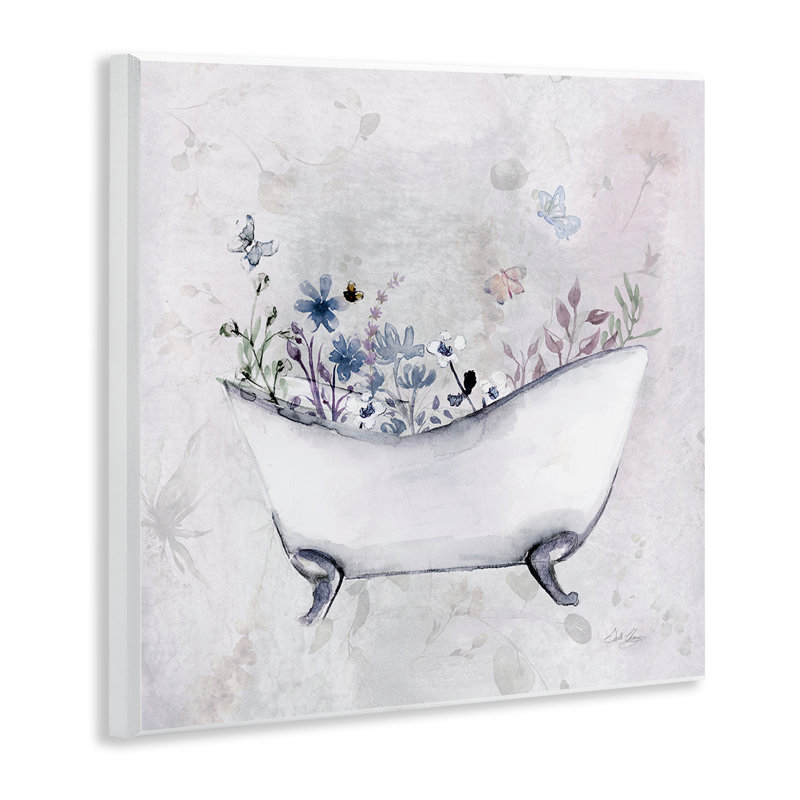 «Delicate Bath with Botanics», plaque murale par Stella Chang
