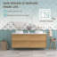 Meuble-lavabo double flottant 60 po Newark