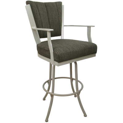 Très grand tabouret pivotant en métal Varges