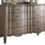Commode 8 tiroirs Exquise, commode finition taupe antique (Commode