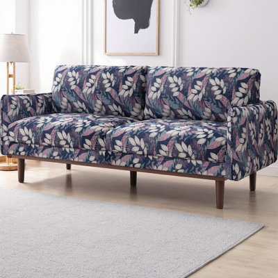 Calvera Modern Loveseat Sofa With Spacious Seating And Stitched Armrests by NFusion