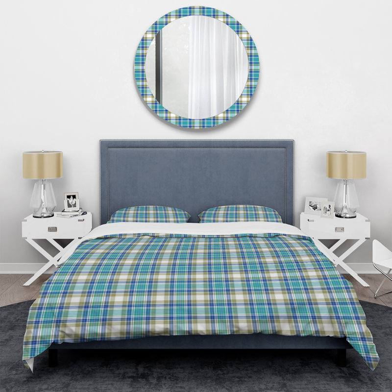 Ensemble de housse de couette en microfibre 3 pièces, Housse de couette pour grand lit et 2 taies décor
