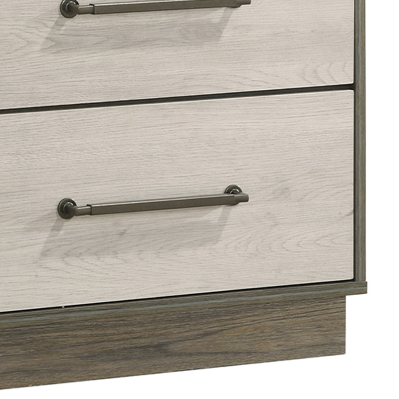 Table de chevet 2 tiroirs Helvey