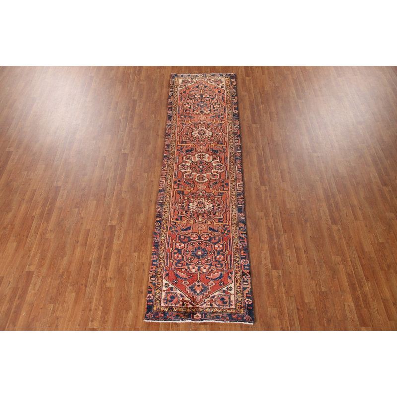 Handmade Wool   Runner Rug 3x12