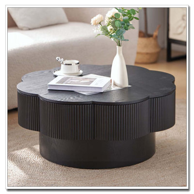 31.50"Modern Flower Shaped Coffee Table