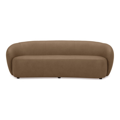 Omaha - Modern Tan Leather Sofa