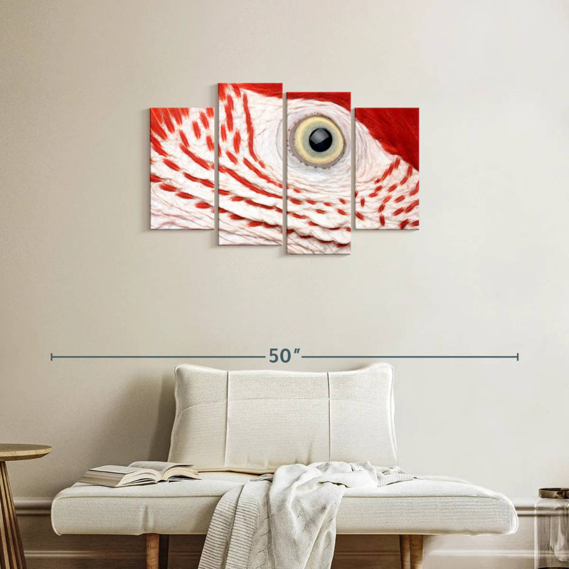 Brampt Macaw Parrot Eye, 22" H x 36" W