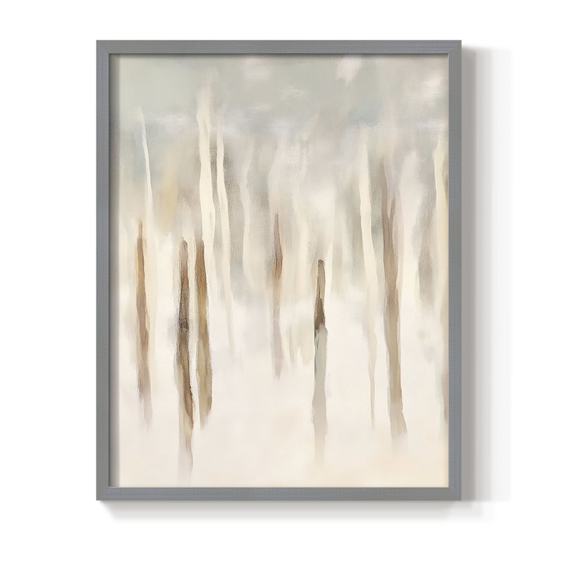 Série ABSTRACT DCC-XXII - reproduction encadrée de qualité supérieure - prête à être accrochée - aucun clou requis, Gris