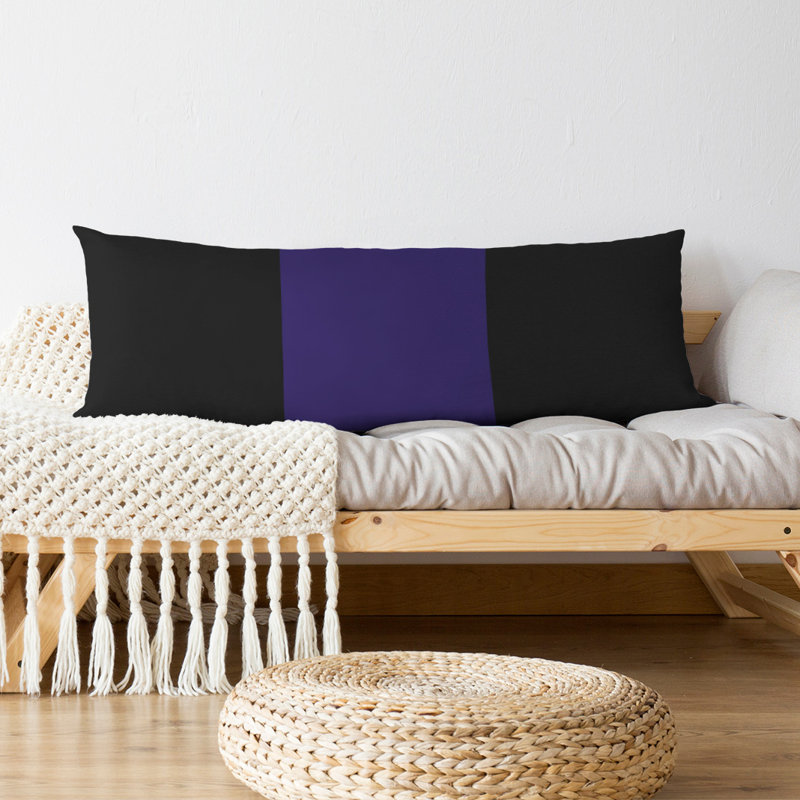 Polyester Medium Pillow, Black/Purple, Baltimore Football