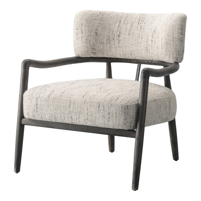 Fauteuil d'appoint rembourré Premier Dom, White Pepper