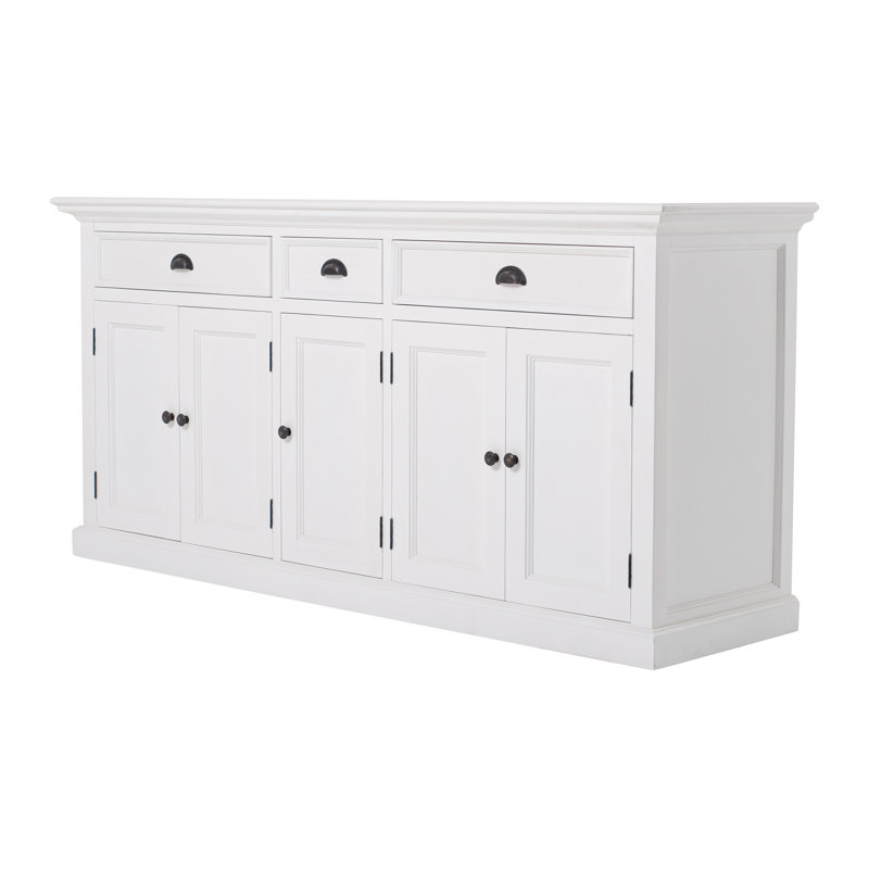 Halifax Bottom Part - Buffet Table With 5 Doors 3 Drawers