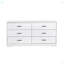 Commode 6 tiroirs en bois aggloméré