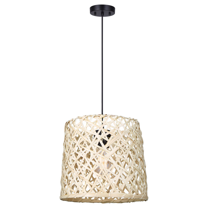 Ruochen 1 - Light Black Drum Pendant