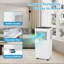 Unité de climatisation portable 8 000 BTU, climatiseur 3-en-1 avec télécommande et minuterie 24H, refroidit, déshumidifie ou ventilateurs, écoénergétique et à faible bruit, couvre jusqu'à 750 pieds carrés. pi.