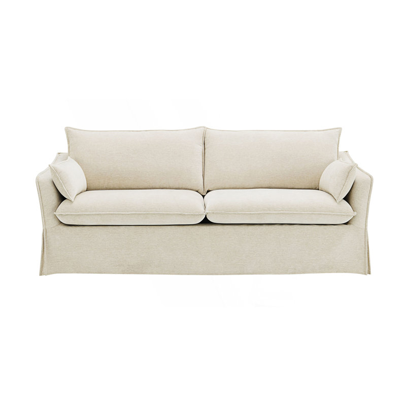 Modern Sofa With 2 Accent Pillows