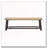Solid Wood Rattan Bench-376257759