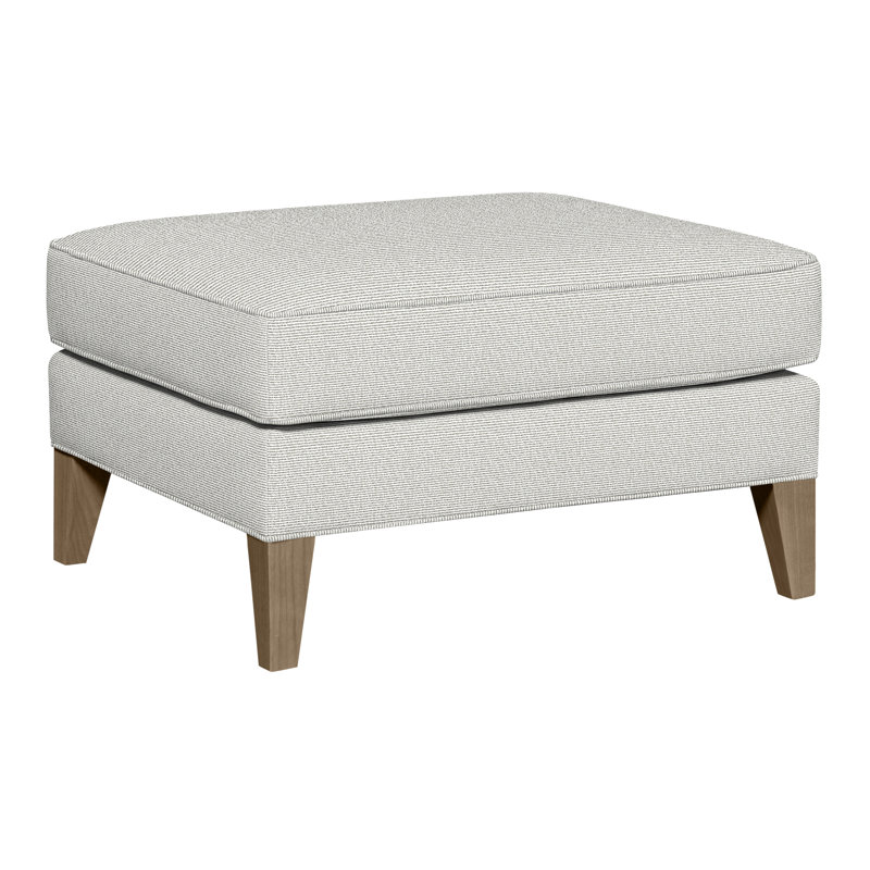 Burlingame Upholstered Ottoman, Hampton, Callaloo Cotton
