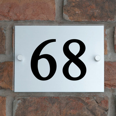 Champy 15cm H Plastic House Number