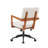 Upholstered Swivel Home Office Desk Chair-1400671504
