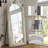 Dala Solid Wood Frame Arch Freestanding Mirror-2129843503-2129843498