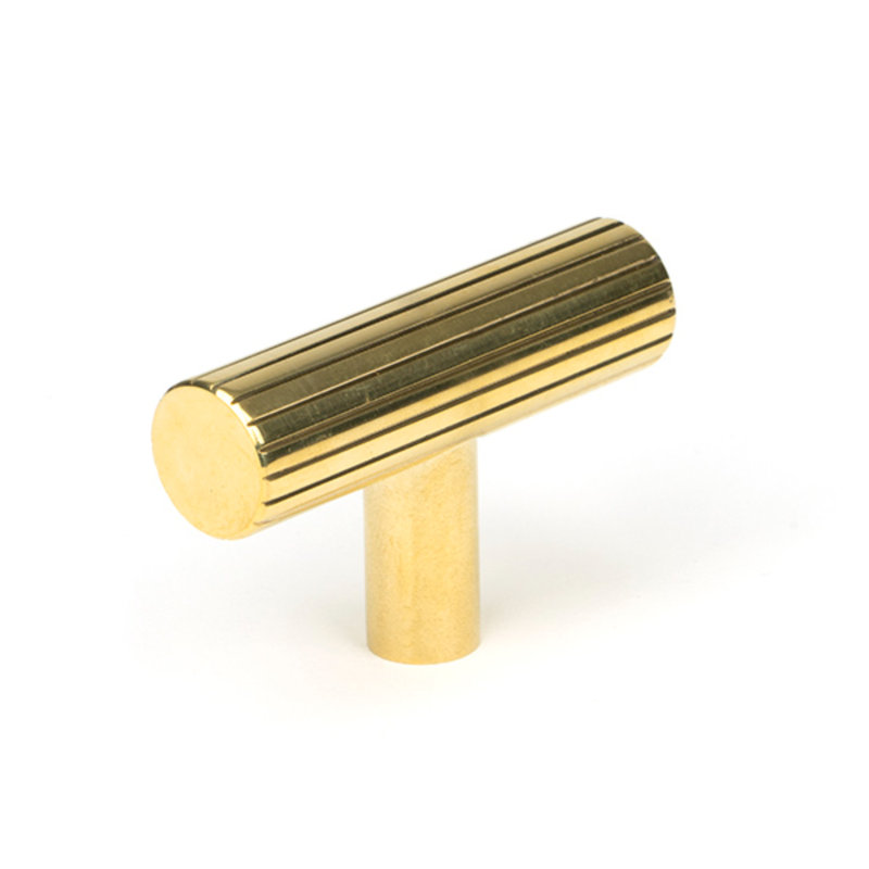 Bar Handle, Polished Brass