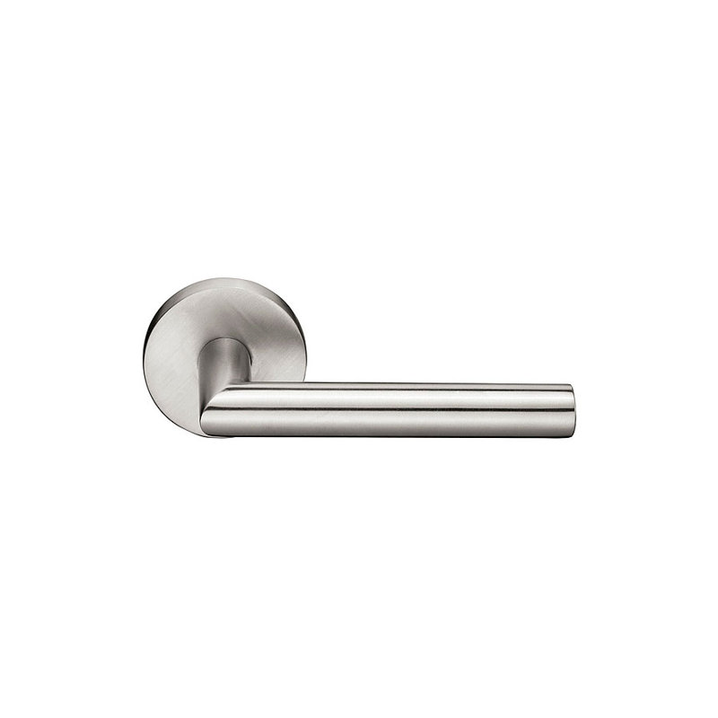 Stuttgart Round Double Dummy Door Lever with Round Rosette, Right