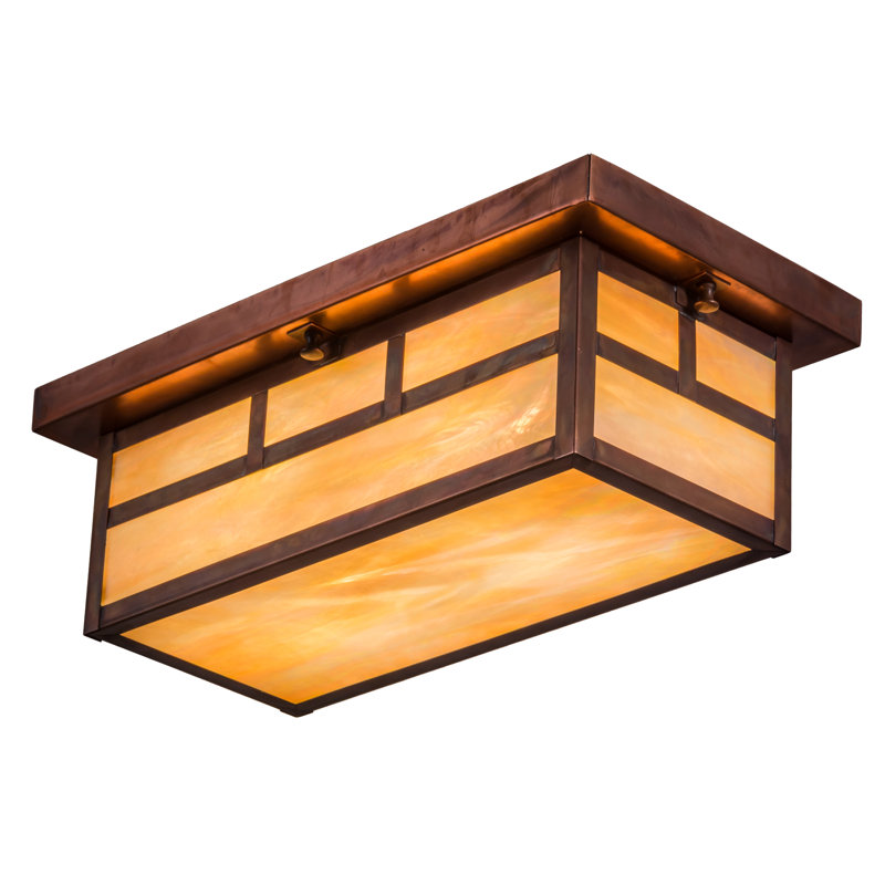 Mission 2 - Light Outdoor Flush Mount