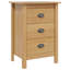 46cm W Solid Wood Bedside Table-1102440058