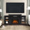 Meuble télé 67 po avec foyer Calie
