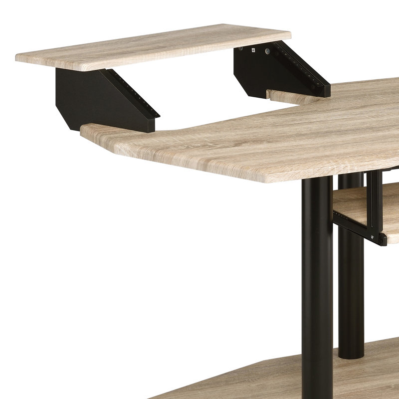 Melven 70.6'' W Music Studio Desk, Natural Oak