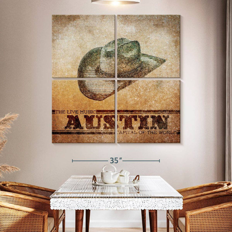 Lelar Cowboy Austin, 50'' H x 50'' W