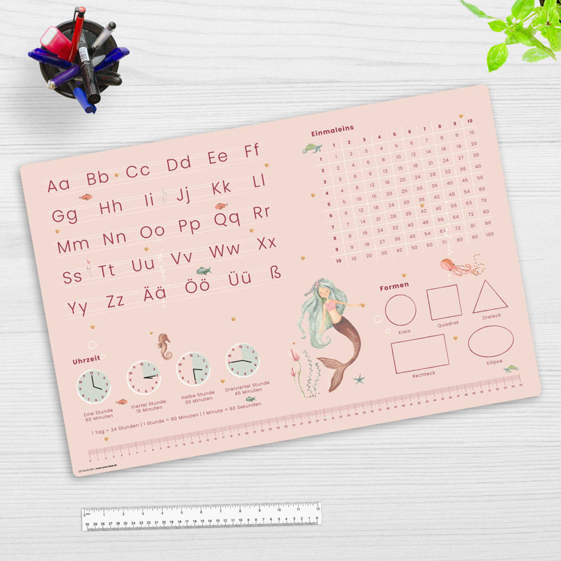 Salaam Plastic Desk Pad