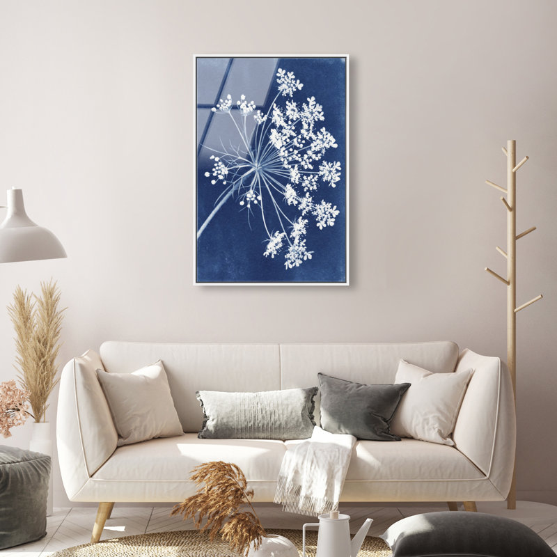 Queen Lace High-Gloss Frameless Acrylic Glass Wall Art Floral & Botanical Print by Oliver Gal, Ready to Hang, 10 x 15