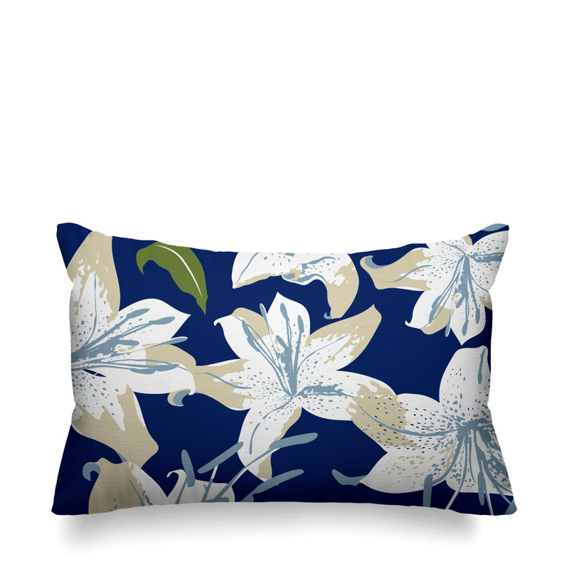Housse et insert de coussin d'extérieur pour l'extérieur, Bleu marine