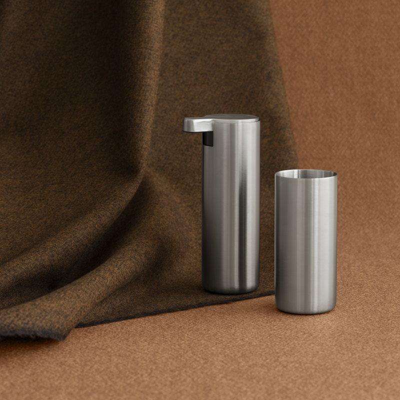 MODO Soap Dispenser, Brushed Stainless Steel