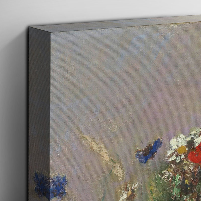 Vase of Flowers by Odilon Redon - Wrapped Canvas, 76cm H x 50cm W
