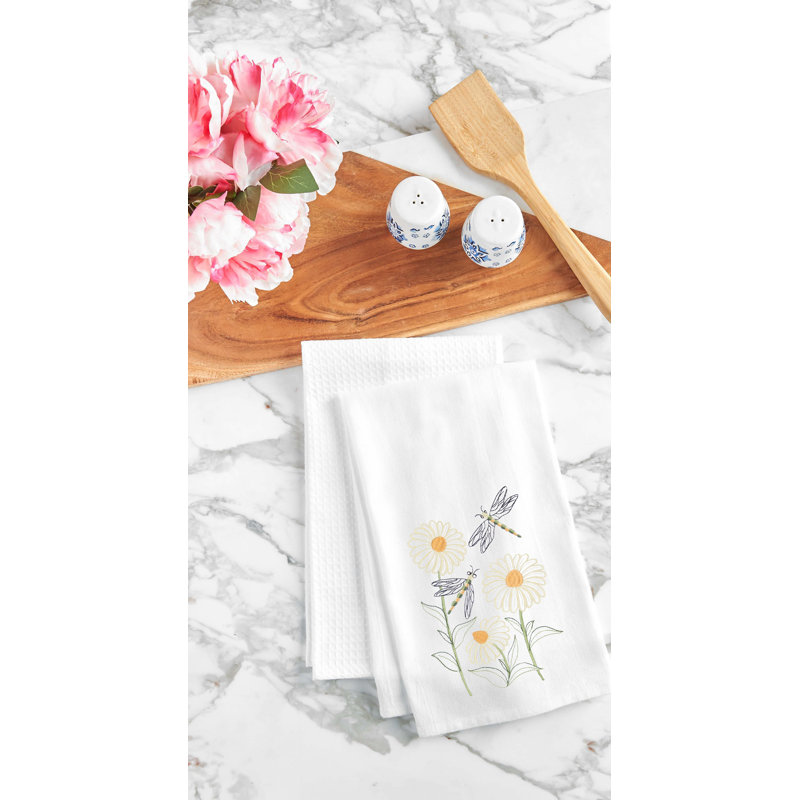 Torchon de cuisine Dragonflies & Daisies
