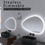 Miroir à DEL élégant sans cadre avec lumière réglable et technologie de désembuage