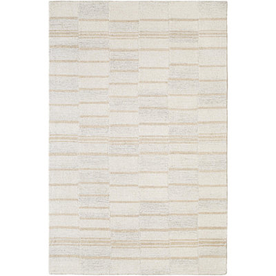 Demie Hand Tufted Wool Abstract Area Rug