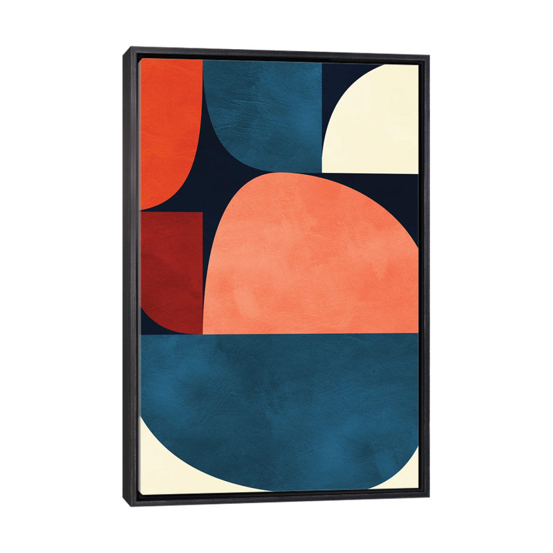 «Mid Century Modern X» par Ana Rut Bré - impression d'art graphique, Aucun mat, H 40 po x l 26 po x P 1,5 po