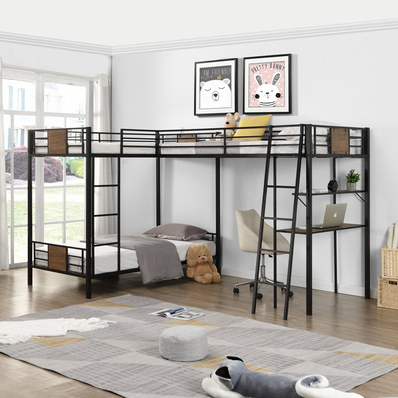 Swarthout Kids Twin Over Twin Bunk Bed