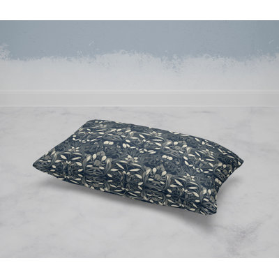 Petal Pathways  Rectangular Throw Pillow