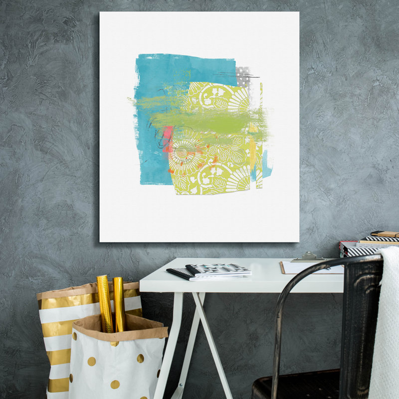 «Epic Graffiti» «Beach Day 4» par Suzanne Nicoll, art mural sur toile, 12 po x 16 po, H 30 po x l 26 po x P 1,5 po