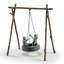 Tire Swing Frogs Garden Statue