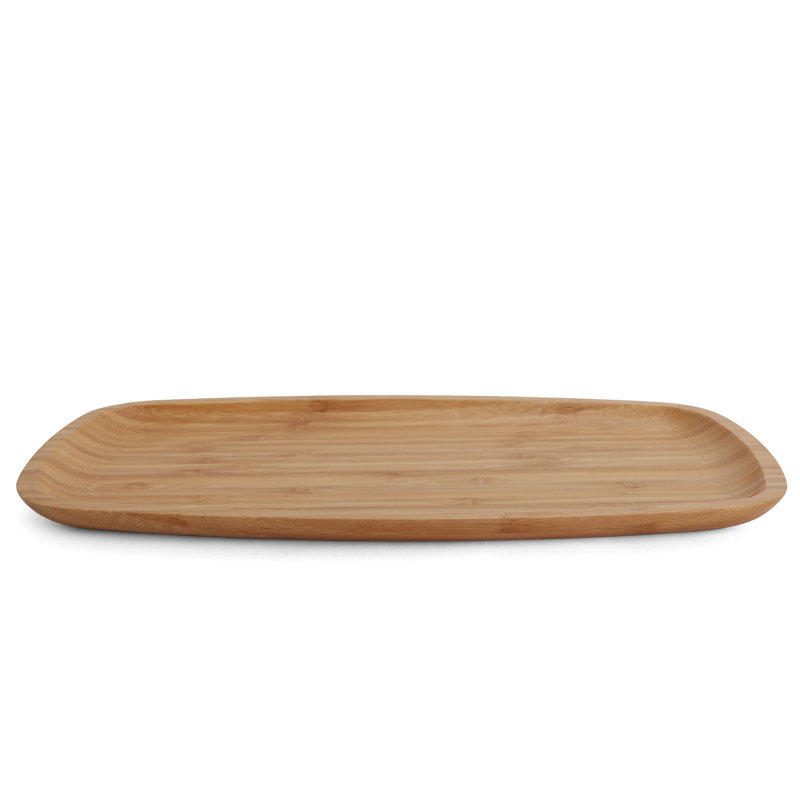 Belari 14" Bamboo Plate Set - Bamboo Reusable Plates - Rectangle Bamboo Plates - Wood Plates Dinnerware - Bamboo Dinner Plates - Bamboo Dinnerware Set - Eco Friendly Plates (32 Pack / 14" Rectangle)