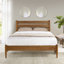 Ashlie Queen Size Solid Wood Bed-351945627
