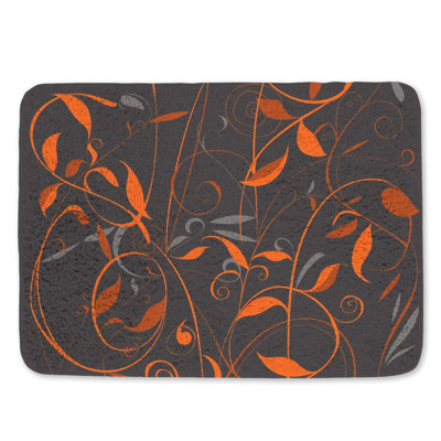 Tapis de bain en microfibre / microsuède