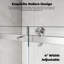 Porte de douche coulissante sans cadre l 56 à 60 po x H 76 po, verre trempé de 6 mm / 8 mm pour salle de bain moderne-119760323
